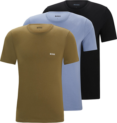Set bluza për meshkuj Hugo Boss, 3 copë, e zezë/kaltër/kaftë