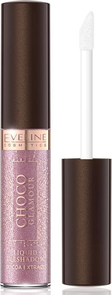 Hije sysh e lëngshme Eveline Cosmetics Chocolate Glamour, nuanca 04, 6.5 ml, me shkëlqim
