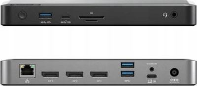 Dok universal Alogic DX3, Triple 4K Display, USB C dhe USB A, i zi