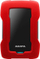 Hard disk i jashtëm ADATA HD330, 2TB, USB 3.1, i zi me të kuqe