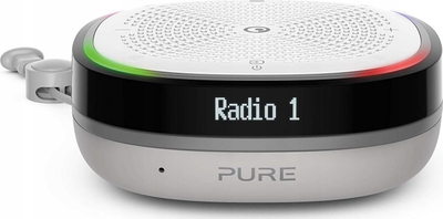 Звучник Pure StreamR Splash, блутут ви-фи, фм радио, сив