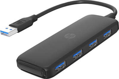 USB хаб Hewlett Packard DHC-CT110, 4 порти, USB 3.0, црн