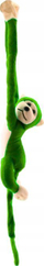 Lodër pelushi Lean Toys majmun, 60 cm, me tinguj, jeshile