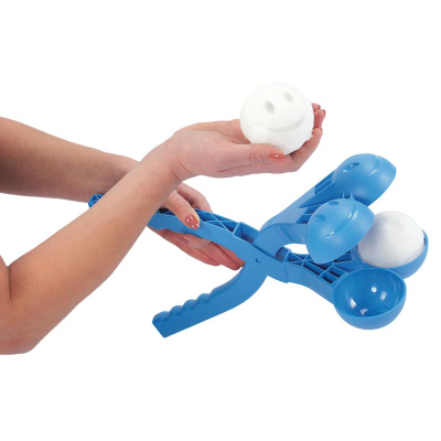 Makineri për topa bore Snowballee 2 IKUL80, plastikë e fortë, dyforma, rozë