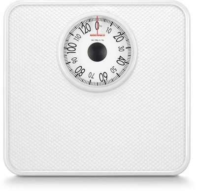 Peshore personale Soehnle Tempo, deri 130kg, analoge, e bardhë