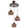 Llambë tavani metal+litar Ø32×80 cm (HM7359.01)