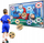 Loja e shkathtësisë Artyk Soccer Game, panel me objektiv me vrima, top futbolli, me ngjyra të ndryshme