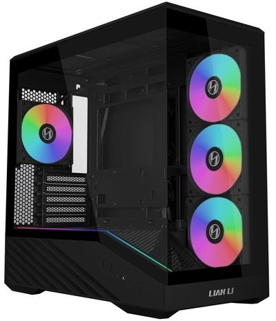 Kuti PC Lian Li Vector V100R Mini, MATX, ARGB, e zezë
