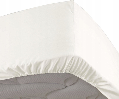 Çarçaf fitted Douceur D Intérieur Percaline, 160x200 cm, pambuk, bezhë