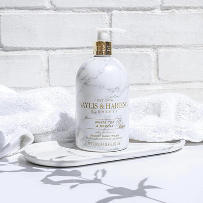 Sapun i lëgshëm për duar Baylis & Harding White Tea & Neroli, 500 ml