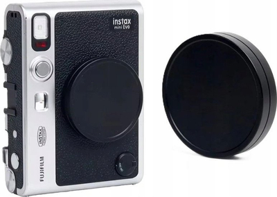 Kapak mbrojtës objektivi Fujifilm Instax Mini Evo, i bërë fiks për të, i zi