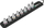Set bit-koka Wera Belt B Imperial 1 Zyklop, 8 copë, 3/8", i zi
