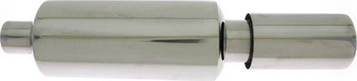 Zorra fundore TurboWorks End Muffler, hyrje 63.5mm, dalje 100mm, çelik inox