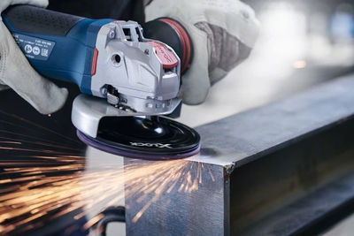 Disk mbajtës Bosch X-LOCK, 115mm, hook and loop, i zi