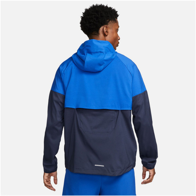 Машка јакна Nike Windrunner Repel, против ветер, со капуљача, сина