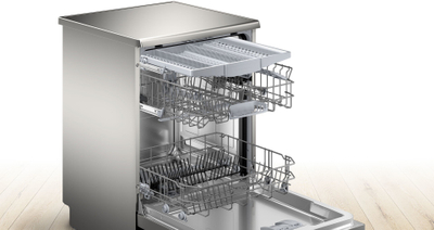 Lavastovilje Bosch Serie 4 SMS4HMI07E, 14 sete, e pavarur, inox