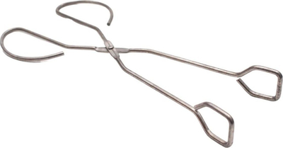 Pinca kuzhine për skarë, 35cm, çelik inoks, ngjyrë argjendi