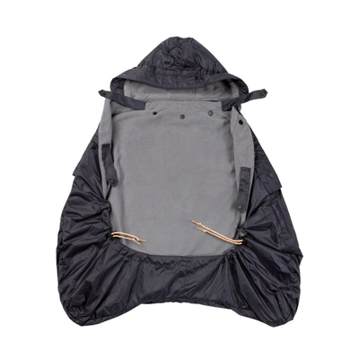 Mbulesë dimërore për mbajtëse Ergobaby All Weather Cover, rezistente ndaj shiut, me kapuç, ngjyrë charcoal