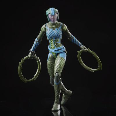 Figurine veprimi Hasbro Marvel Legends Nakia, 15cm, me aksesorë, shumëngjyrëshe