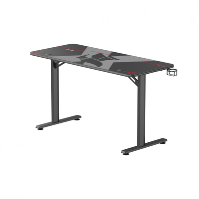 Tavolinë gaming Serioux Aeter RGB, 1200x600x750mm, me LED RGB, e zezë