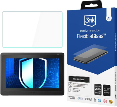 Mbrojtëse ekrani 3mk FlexibleGlass, për Wacom Cintiq 16, xham hibrid, transparente