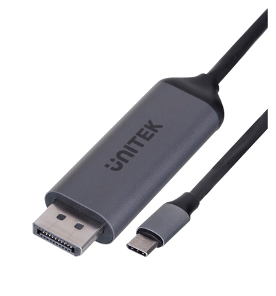 Kabllo USB C në DisplayPort Unitek V1423C, 1.8m, 8K, e zezë