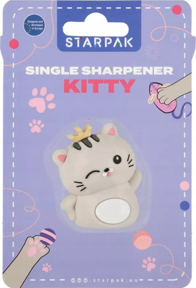 Scraper plastik për thonj Zmart Imports Kitty, i rehatshëm në dorë, i lehtë, rozë
