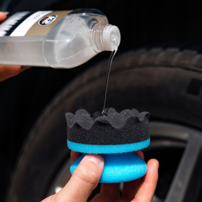 Applicator për goma K2 K720, për shkelqyes dhe mbrojtës, copë e zezë