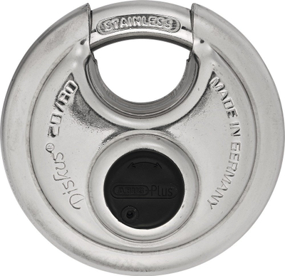 Dryn sigurie ABUS Diskus Plus 20/70, çelik inox, 70mm, argjendtë