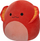 Lodër pelushi Jazwares Squishmallows Maxie Lizard, 30cm, plushe, e kuqe