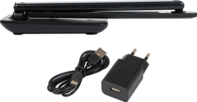 Llampë tavoline Blow LB-15, LED, 3 ngjyra drite me prekje, USB-C, e zezë