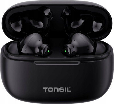 Безжични слушалки Тонсил T50BT, Bluetooth 5.3, IPX5, црни