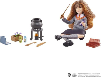 Kukull Harry Potter Hermione Polyjuice Potions, set me aksesorë, 6+, shumëngjyrëshe