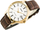 Ora dore Casio MTPV004GL-7A, lëkurë, quartz, ngjyrë ari