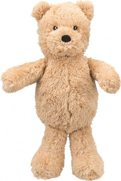 Lodër pelushi për qen Trixie Teddy, 30cm, me fishkëllimë, kafe