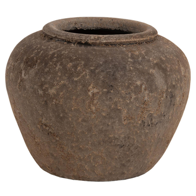 Vazo dekorative Zati Φ34x26Hcm (HM7931), gri