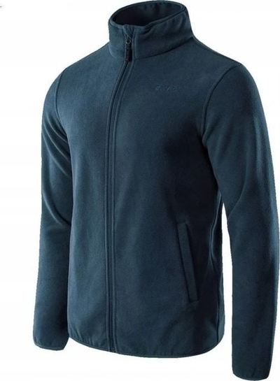Xhup sweatshirt Hi-Tec Zoe II M për burra, me zinxhir komplet, blu e errët (navy)
