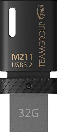 USB Team Group M211, 32GB, USB 3.2 Gen 1 USB‑C, i zi