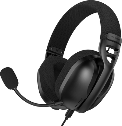 Гејминг слушалки Hator Hyperpunk 3, USB, со микрофон, црни