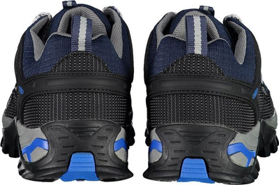 Këpucë trekking CMP Rigel Low WP M, membranë waterproof, shollë Ortholite, blu e zezë