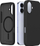Këllëf telefoni Araree Typoskin M Case për iPhone 16 6.1", silikon, MagSafe, i zi