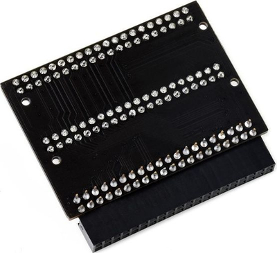 Adapter GPIO Waveshare për Raspberry Pi 400, 2 x 40 pin, i zi