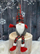 Dekor Krishtlindjesh Saska Christmas Gnome Santa, xhuxh ulur, kapelë me tel, me ngjyra
