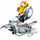 Sharrë përbërje DeWALT DW712-QS, disk 216 mm, bosht 30 mm, gri e verdhë