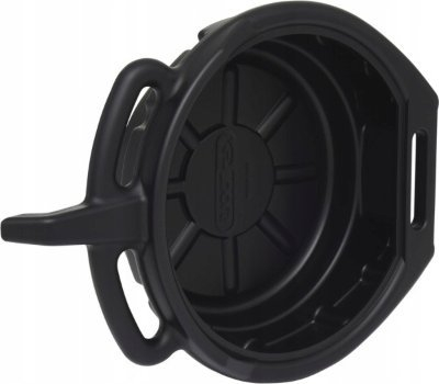 Enë për kullu vaji KS Tools 150.9359, 7.5L, Ø 385mm, e zezë