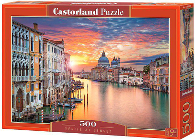 Puzzle Castorland Sunset in Venice, 47 x 33 cm, 500 elemente