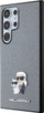 Mbrojtëse telefoni Karl Lagerfeld Saffiano Karl &amp; Choupette, për Samsung Galaxy S24 Ultra, lëkurë eco, gri