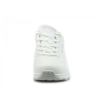 Atlete gocash Skechers Uno Stand On Air W 73690 W, Air Cooled Memory Foam, taban gome, të bardha