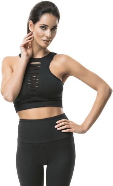 Sytjena sportive Cardio Bunny 1C noir DARK JUNGLE, madhësia M, të zeza