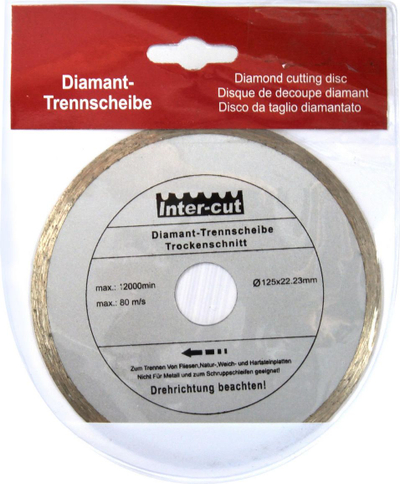 Дијамантски сечачки диск GEKO, 125mm, 22mm